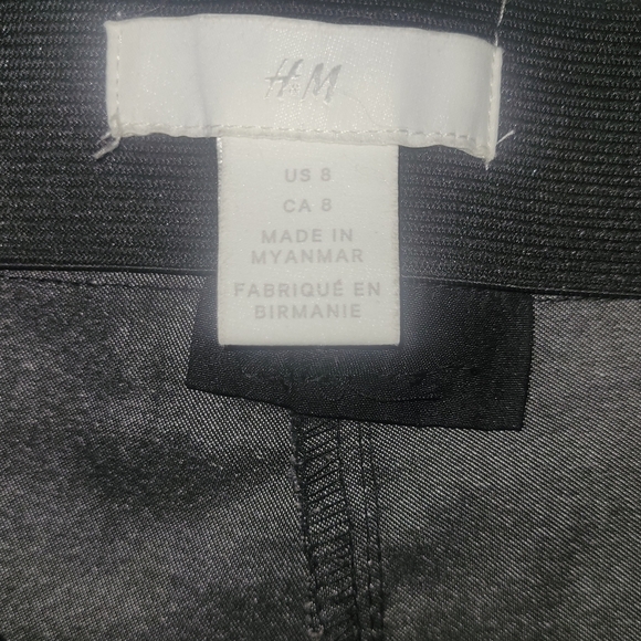 H&M Black And Brown Plaid Pants 8 - Picture 4 of 4